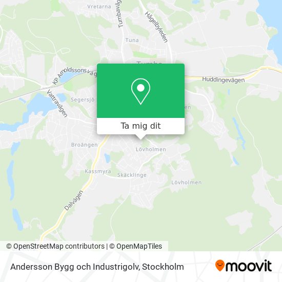 Andersson Bygg och Industrigolv karta