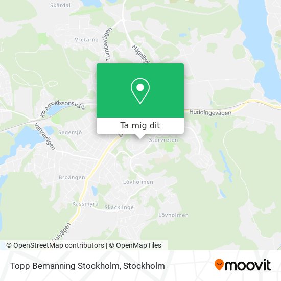 Topp Bemanning Stockholm karta