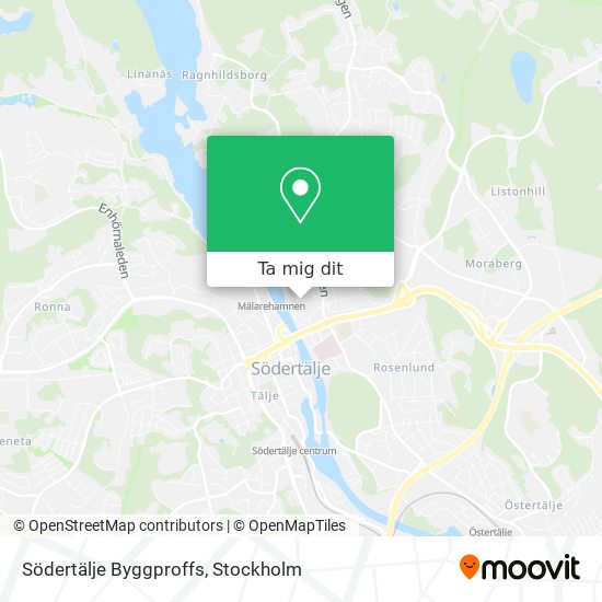 Södertälje Byggproffs karta