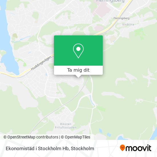 Ekonomistäd i Stockholm Hb karta