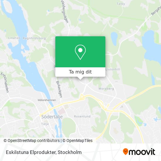 Eskilstuna Elprodukter karta