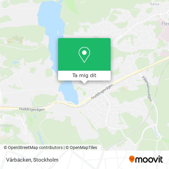 Vårbäcken karta