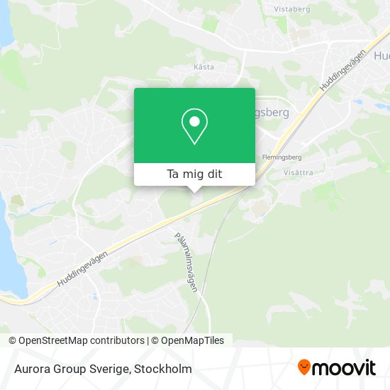 Aurora Group Sverige karta