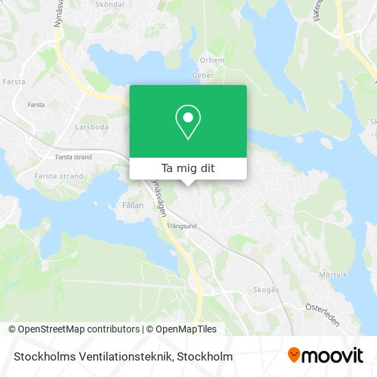 Stockholms Ventilationsteknik karta