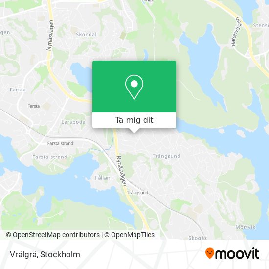 Vrålgrå karta