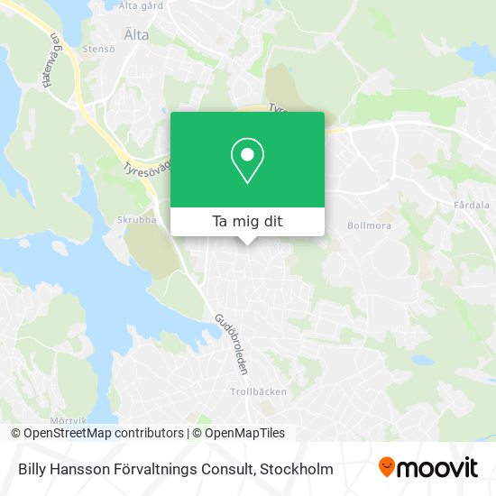 Billy Hansson Förvaltnings Consult karta