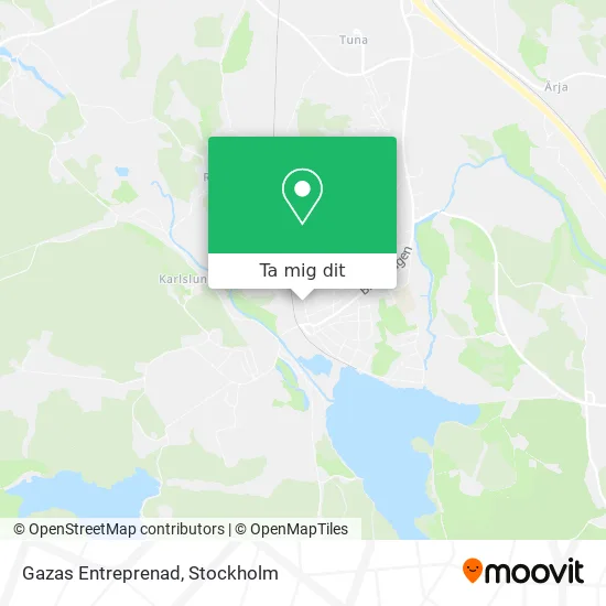 Gazas Entreprenad karta