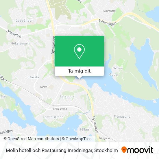 Molin hotell och Restaurang Inredningar karta