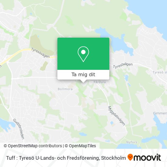 Tuff : Tyresö U-Lands- och Fredsförening karta