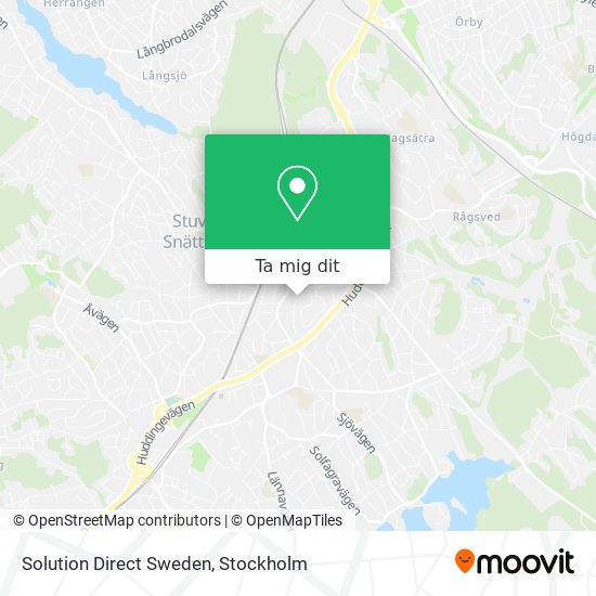 Solution Direct Sweden karta