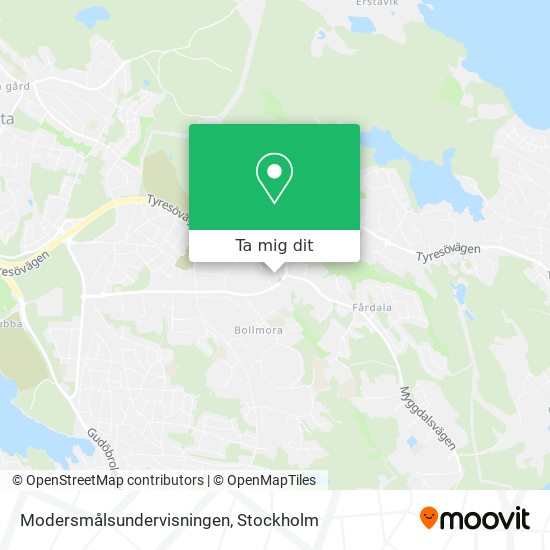 Modersmålsundervisningen karta