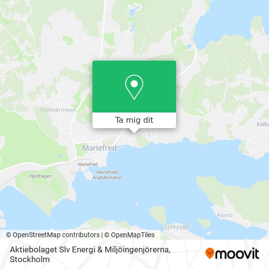 Aktiebolaget Slv Energi & Miljöingenjörerna karta