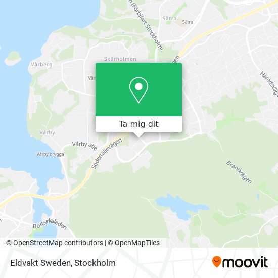 Eldvakt Sweden karta