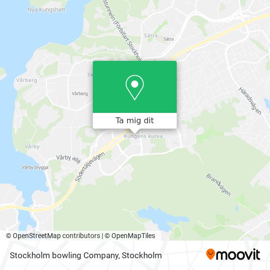 Stockholm bowling Company karta