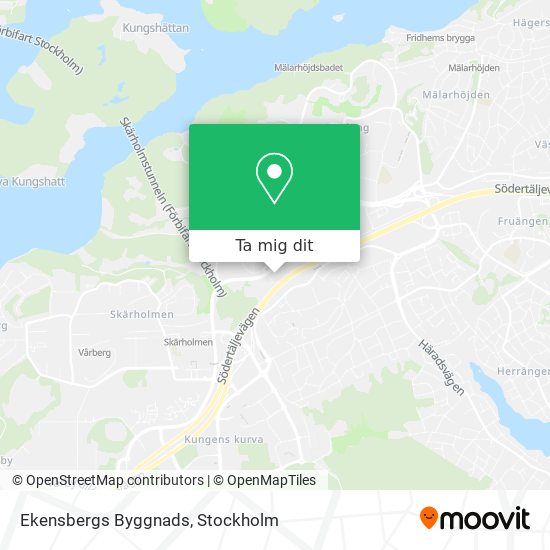 Ekensbergs Byggnads karta