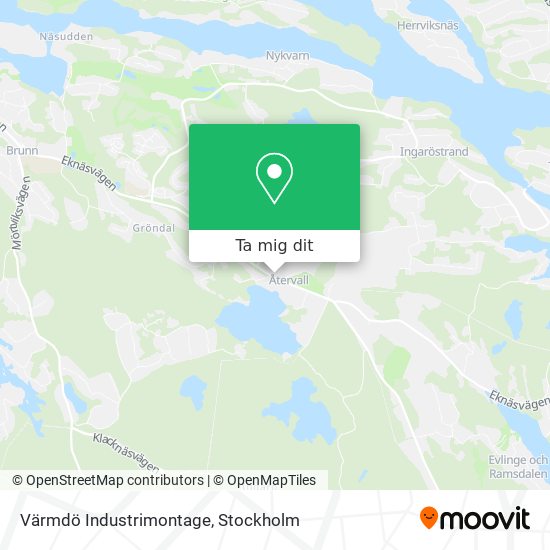 Värmdö Industrimontage karta