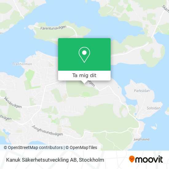 Kanuk Säkerhetsutveckling AB karta