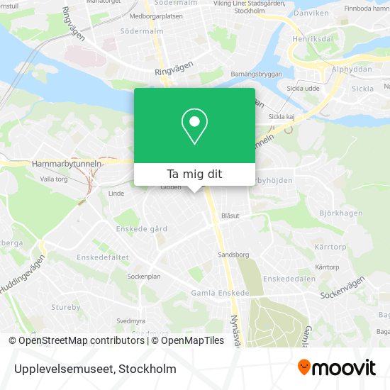 Upplevelsemuseet karta