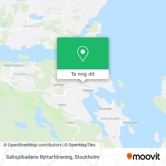 Saltsjöbadens Ryttarförening karta