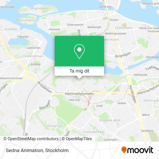 Sedna Animation karta