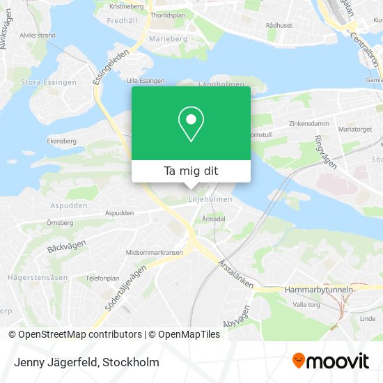 Jenny Jägerfeld karta