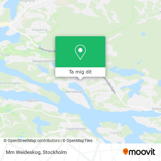 Mm Weideskog karta