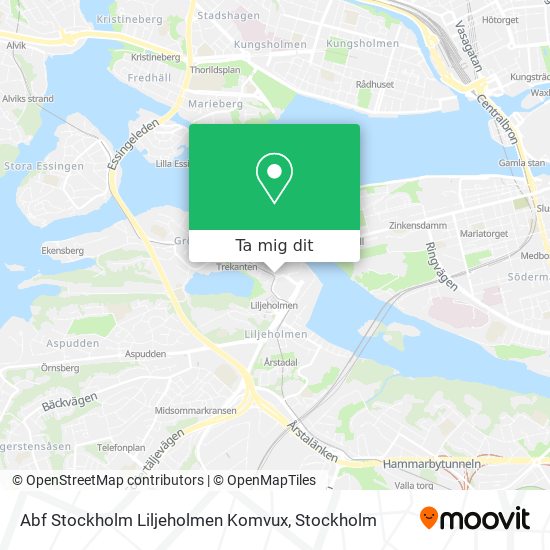 Abf Stockholm Liljeholmen Komvux karta