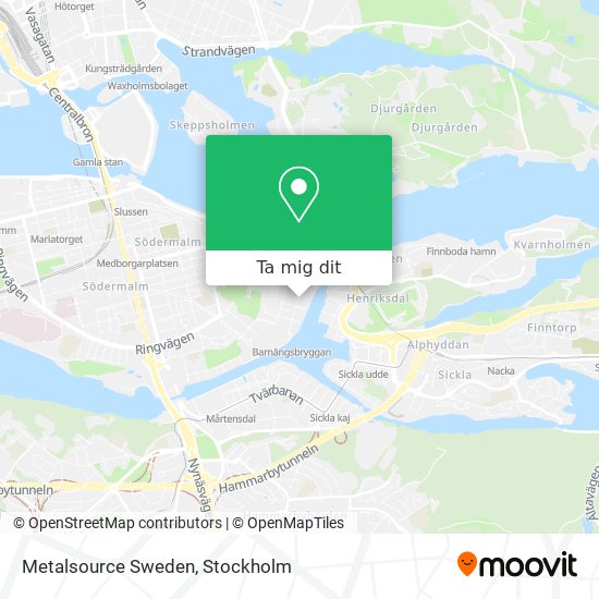 Metalsource Sweden karta
