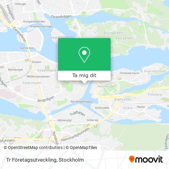 Tr Företagsutveckling karta