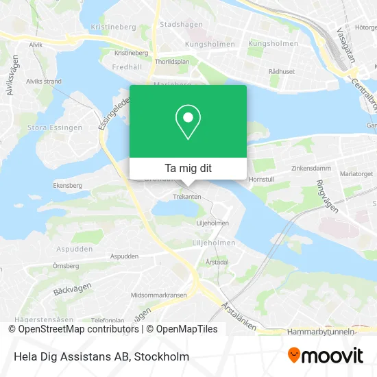Hela Dig Assistans AB karta