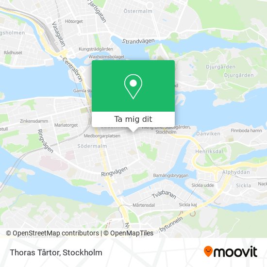 Thoras Tårtor karta