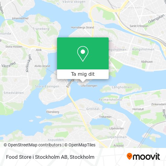 Food Store i Stockholm AB karta