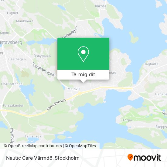 Nautic Care Värmdö karta