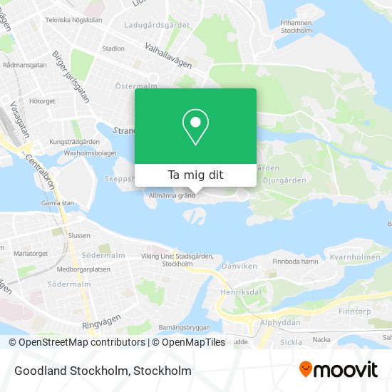 Goodland Stockholm karta