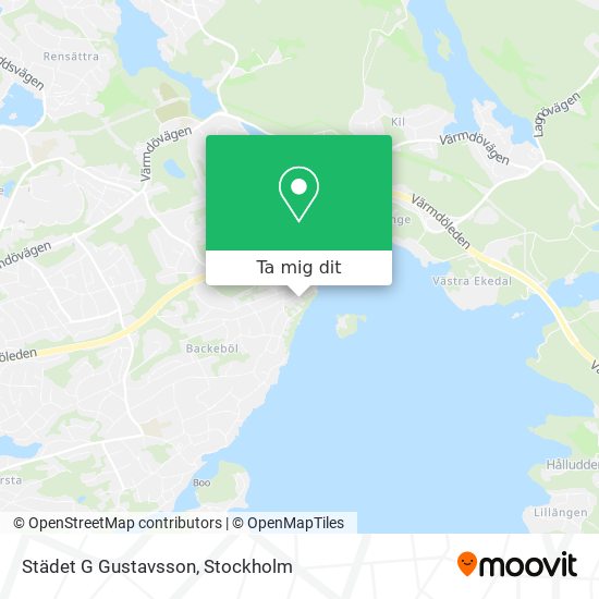 Städet G Gustavsson karta