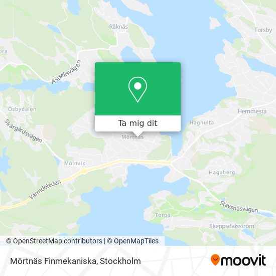 Mörtnäs Finmekaniska karta