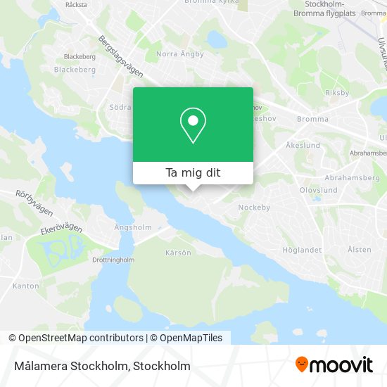 Målamera Stockholm karta