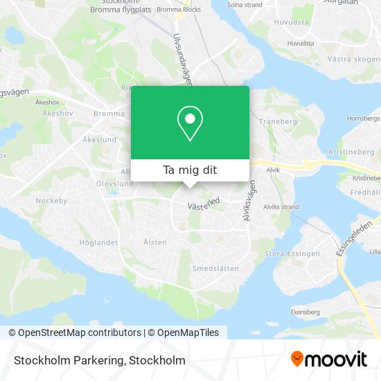 Stockholm Parkering karta