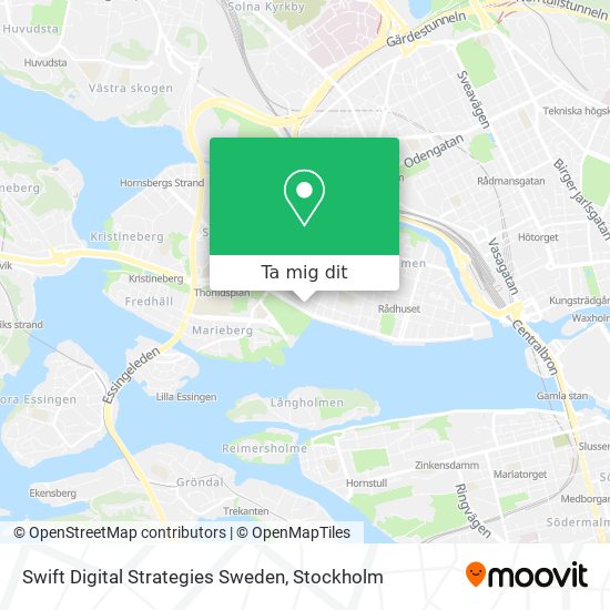 Swift Digital Strategies Sweden karta