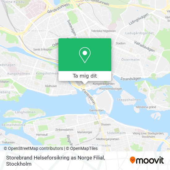 Storebrand Helseforsikring as Norge Filial karta