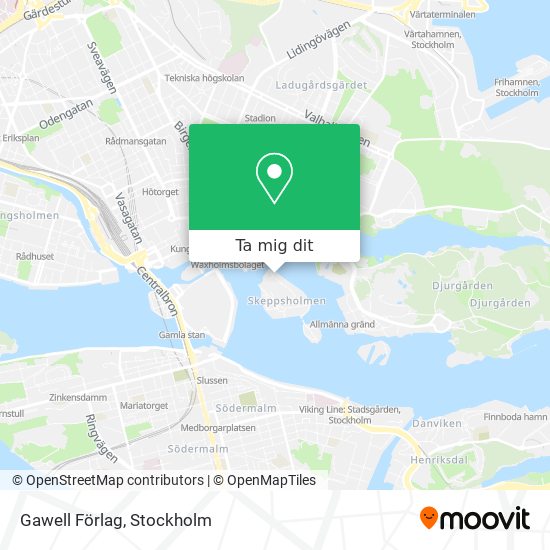 Gawell Förlag karta