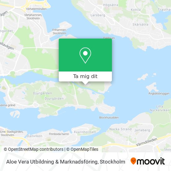 Aloe Vera Utbildning & Marknadsföring karta