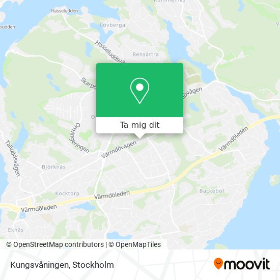 Kungsvåningen karta