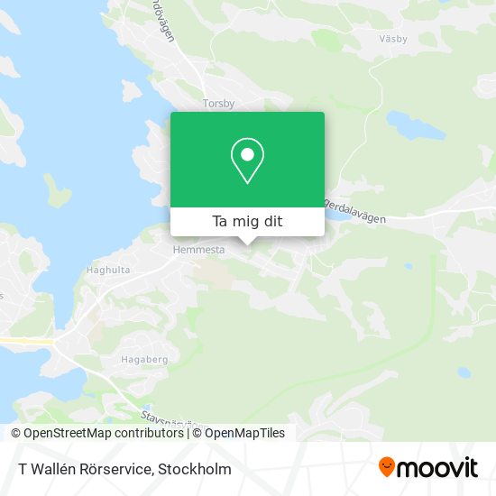T Wallén Rörservice karta
