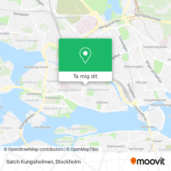 Satch Kungsholmen karta