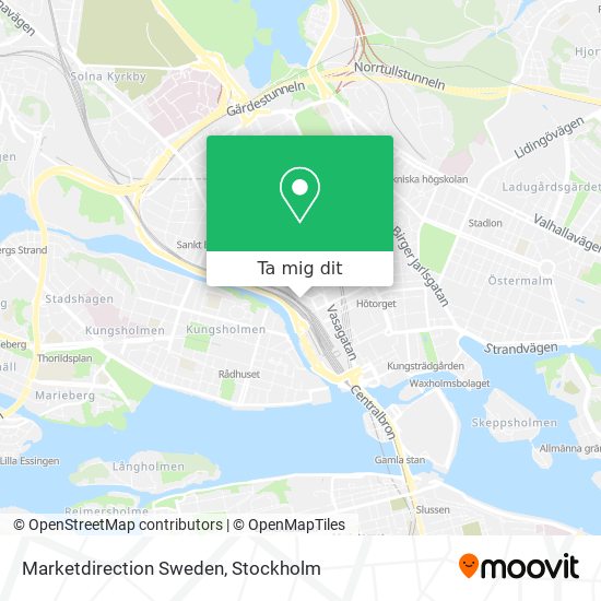 Marketdirection Sweden karta