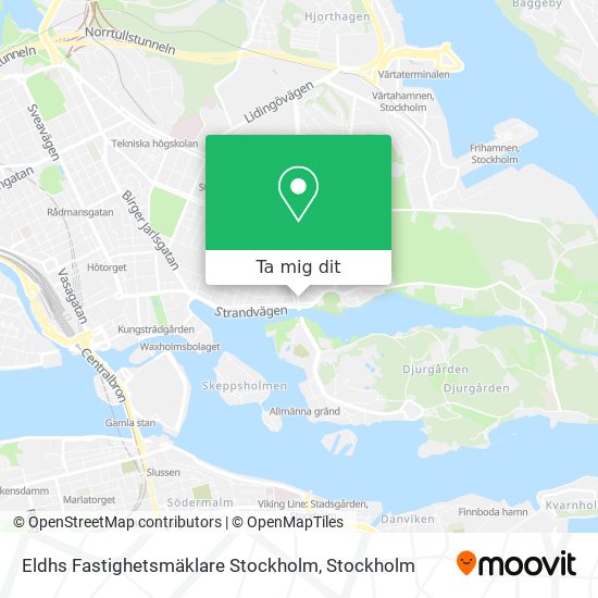 Eldhs Fastighetsmäklare Stockholm karta