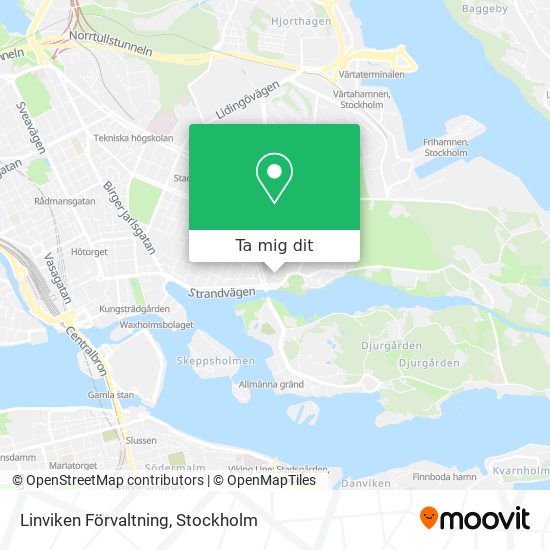 Linviken Förvaltning karta