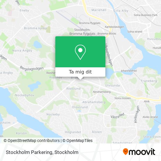 Stockholm Parkering karta