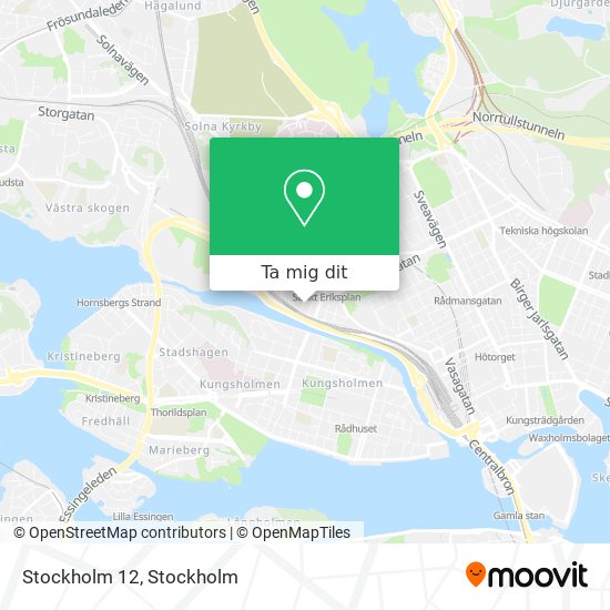 Stockholm 12 karta
